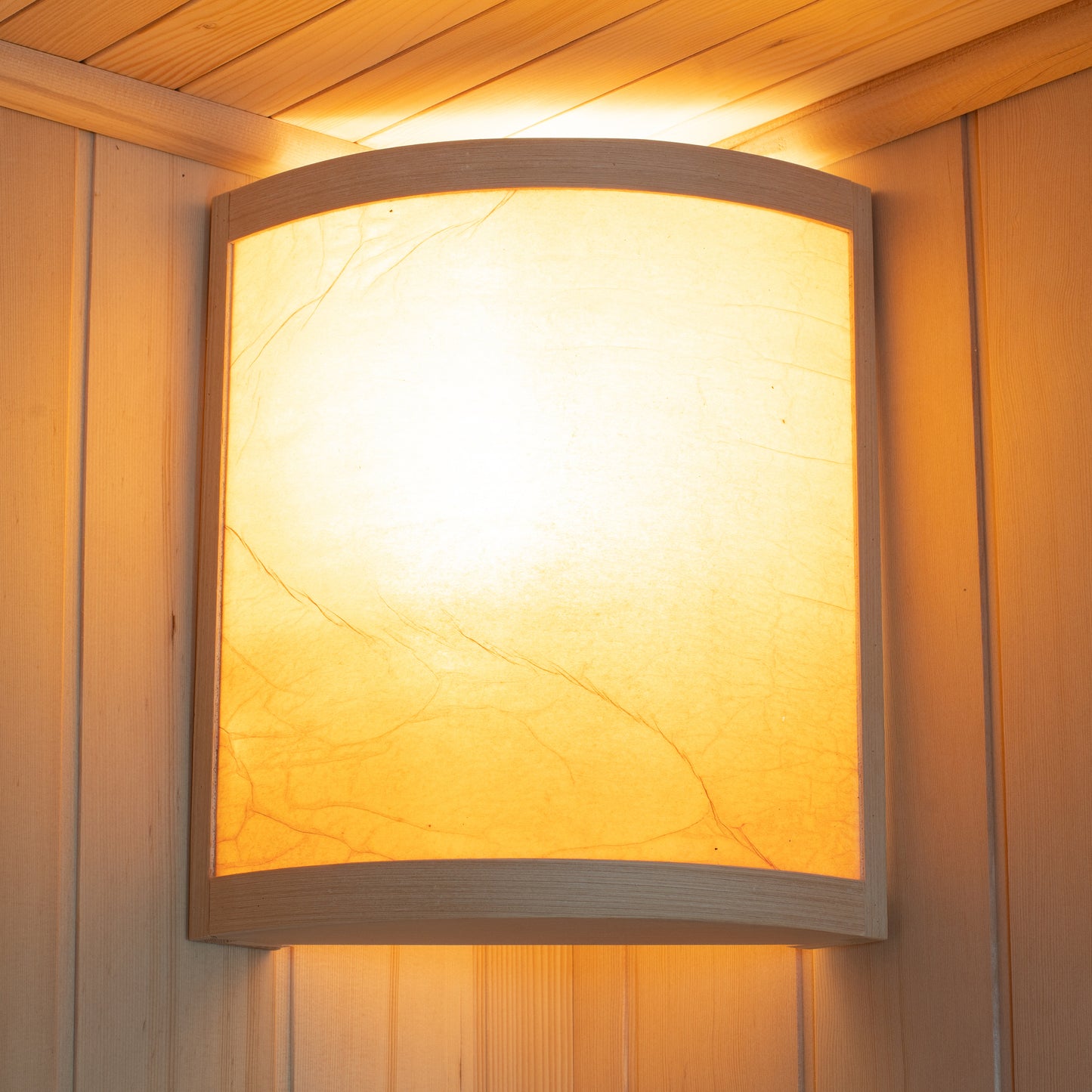 Durasage 4-Person Outdoor Barrel Traditional Steam Sauna with Shingled Roof, Glass Door and 6kW Wet or Dry Harvia Heater and Lava Rocks