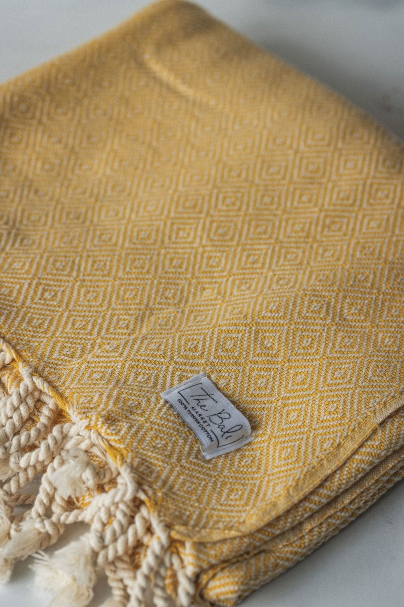Diamond Turkish Towels – Luxurious Bath or Throw Blanket