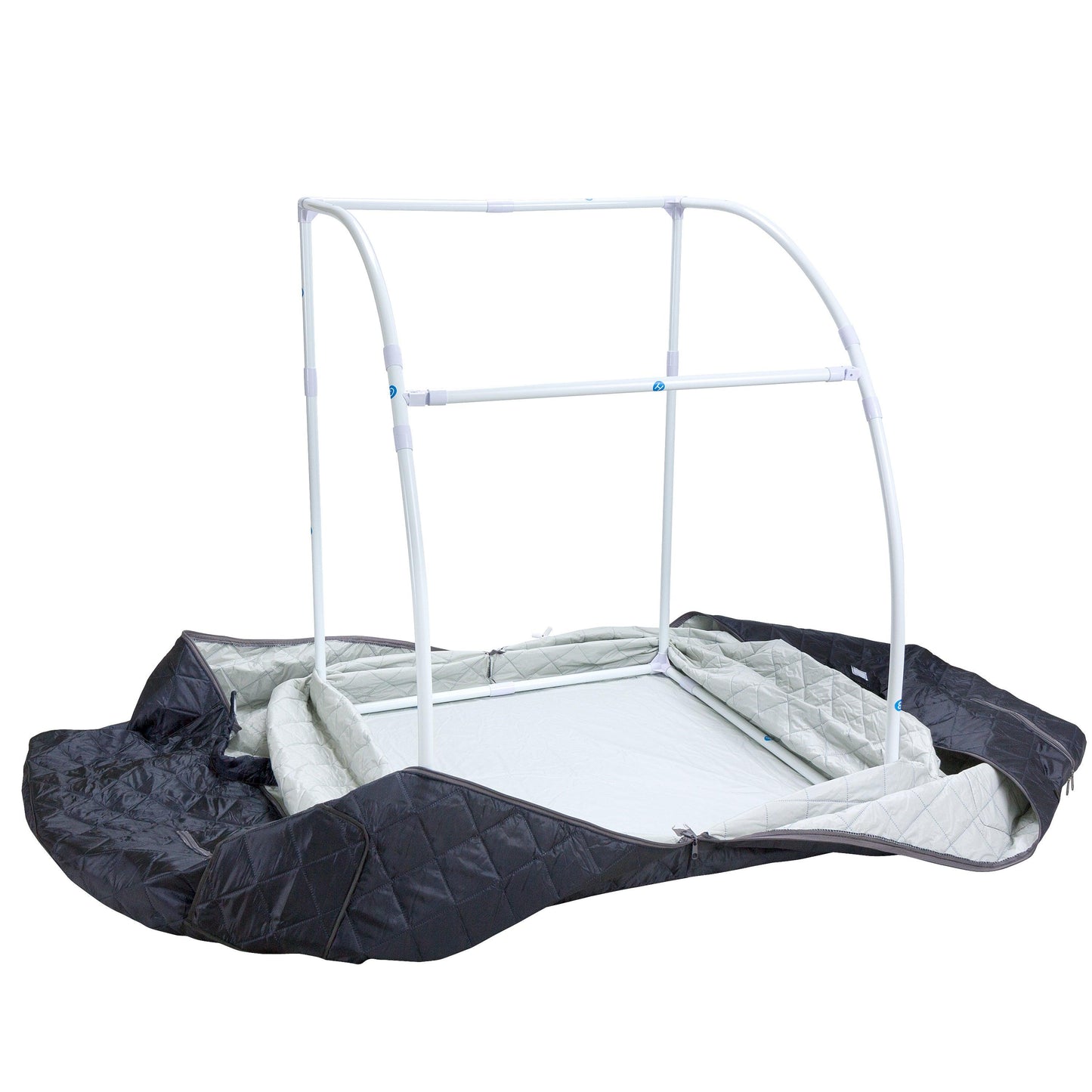 Oversized Portable Steam Sauna for Weight Loss, Detox & Relaxation at Home, Chair Included - Dark Blue - Durasage Health