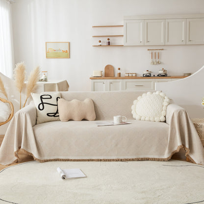 High-Quality Polyester Fabric Sofa Throw, Couch Cover Blanket Throw, Couch Protector for Pets