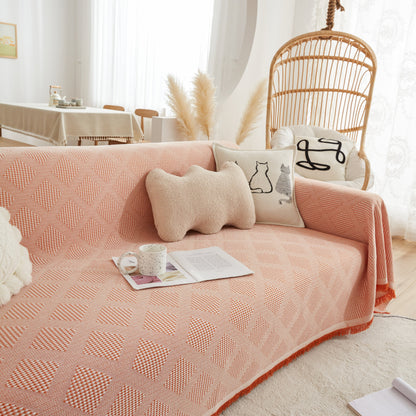 High-Quality Polyester Fabric Sofa Throw, Couch Cover Blanket Throw, Couch Protector for Pets
