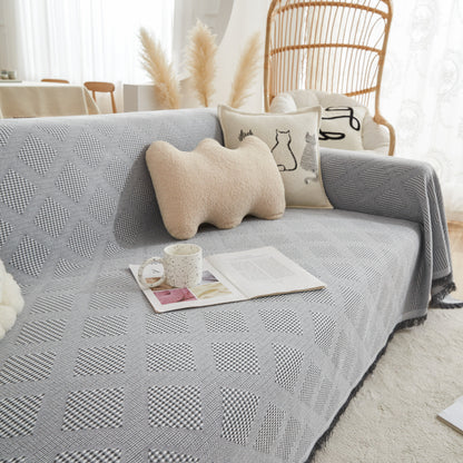 High-Quality Polyester Fabric Sofa Throw, Couch Cover Blanket Throw, Couch Protector for Pets