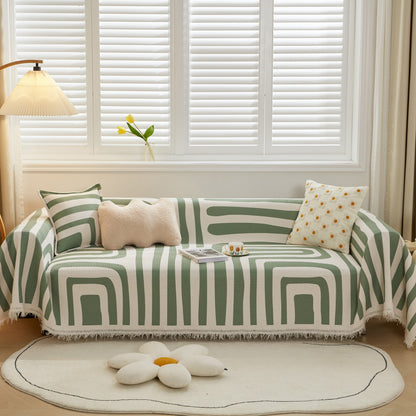 Furniture Covers for Pets, Waffle Lattice Fabric Sofa Throw, Couch Cover Blanket Throw
