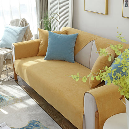 Waterproof Non-Slip Quilted Corduroy Sofa Covers for Pets, Sectional Couch Covers