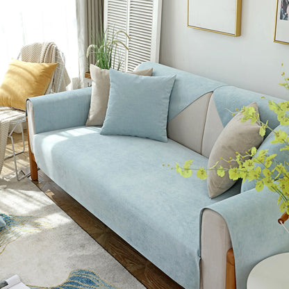 Waterproof Non-Slip Quilted Corduroy Sofa Covers for Pets, Sectional Couch Covers