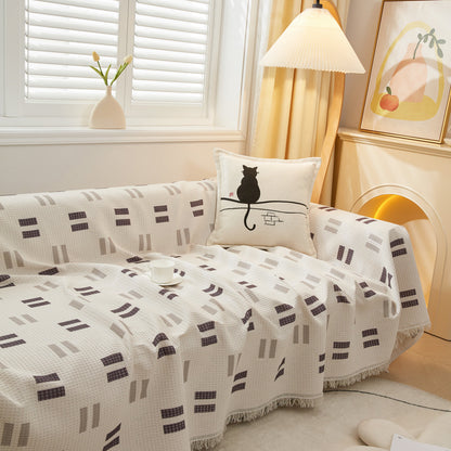 High-Quality Fabric Non-Slip Sofa Cover Throw, Throw Blankets for Couch, Furniture Covers for Pets