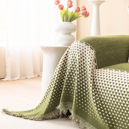 Decorative Couch Throw Cover, Washable Boho Couch Blanket Protector for Dogs, Cats