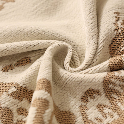 Butterfly Jacquard Soft Couch Blankets Cover for Couch Reversible Modern Sofa Slipcover Throw Covers