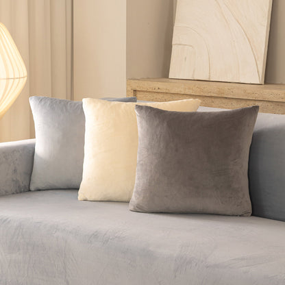 Premium Velvet Thick Stretch Couch Slipcover, Non-Slip Furniture Protector for Pets