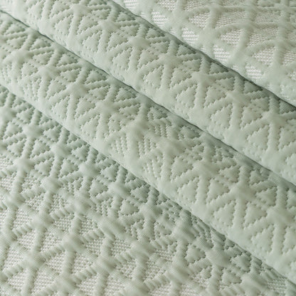 Cooling Ice Silk Sofa Throw Cover, Summer Diamond Textured Furniture Protector Blanket