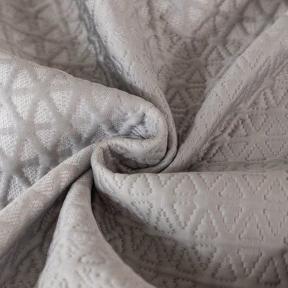 Cooling Ice Silk Sofa Throw Cover, Summer Diamond Textured Furniture Protector Blanket