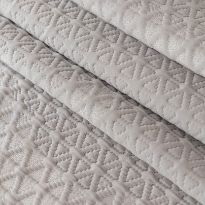 Cooling Ice Silk Sofa Throw Cover, Summer Diamond Textured Furniture Protector Blanket