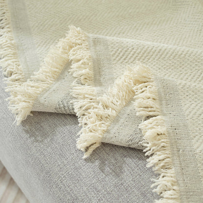 Chenille Herringbone Couch Protector Blanket, Stylish Throw Blankets for Couch and Couch Throw Cover