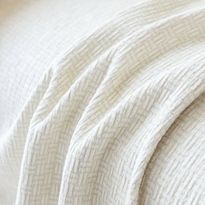 Chenille Large Throw Couch Cover Blanket with Water-Resistant for Futon, Loveseat, and L-Shaped Sofa