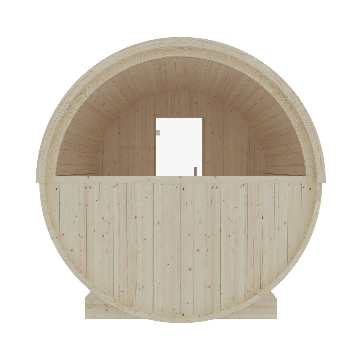 Helsinki Finnish Barrel Sauna with Terrace and WiFi Heater - Finnish Sauna Builders