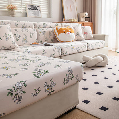 Cartoon Printing Elastic Seat Cushion Cover 1/2/3/4 Seater Sofa Cover Back Cushion Cover For Living Room