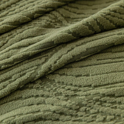 Elastic Stretch Sofa Cover Slipcover,  Thick Plush Wavy Flowing Texture Couch Cover