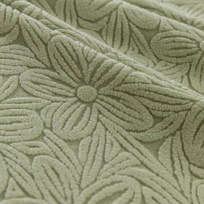 High Elastic Floral Couch Slipcover, Jacquard Stretch Non-Slip Furniture Protector