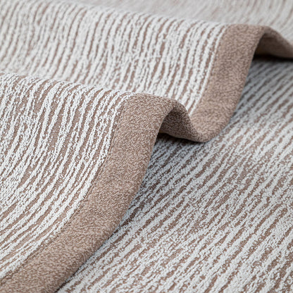 Textured Striped Sofa Cover, Non-Slip Couch Protector for Pets, Kids & Daily Use