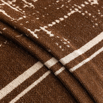 Modern Couch Protector Blanket Woven Chenille Sofa Cover Throw with Artistic Grid