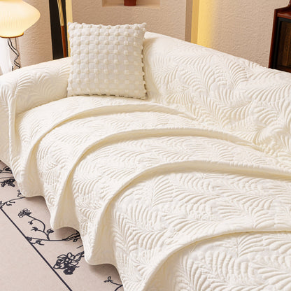 Cooling Quilted Non-Slip Furniture Protector for Pets & Kids, Washable Sofa Slipcover