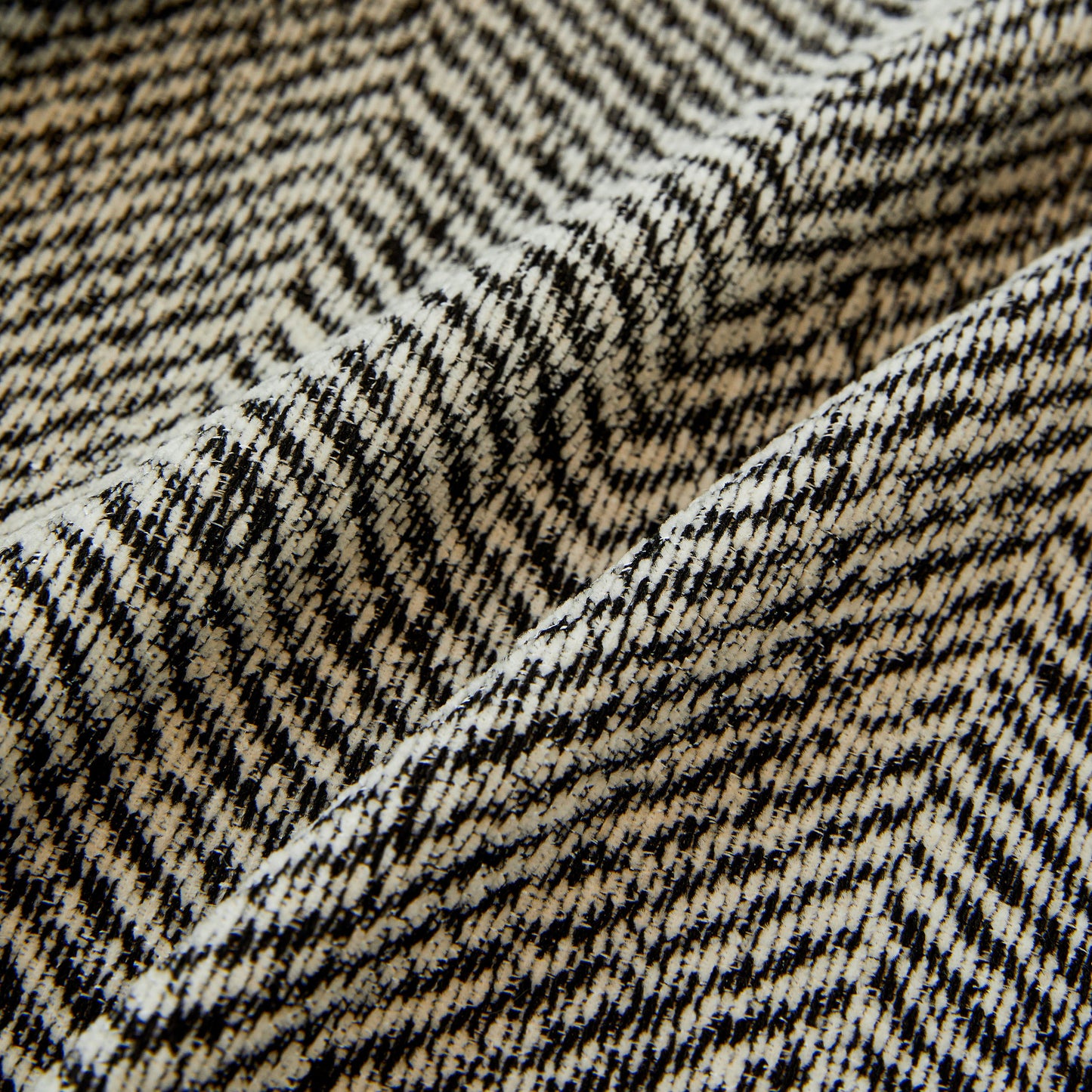 Reversible Herringbone Sofa Cover, 2-in-1 Classic British Throw Blanket for Couch