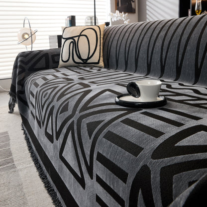 Boho Chenille Sofa Throw Covers Sectional Sofa Couch Cover Sofa Protector Covers