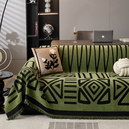 Boho Chenille Sofa Throw Covers Sectional Sofa Couch Cover Sofa Protector Covers