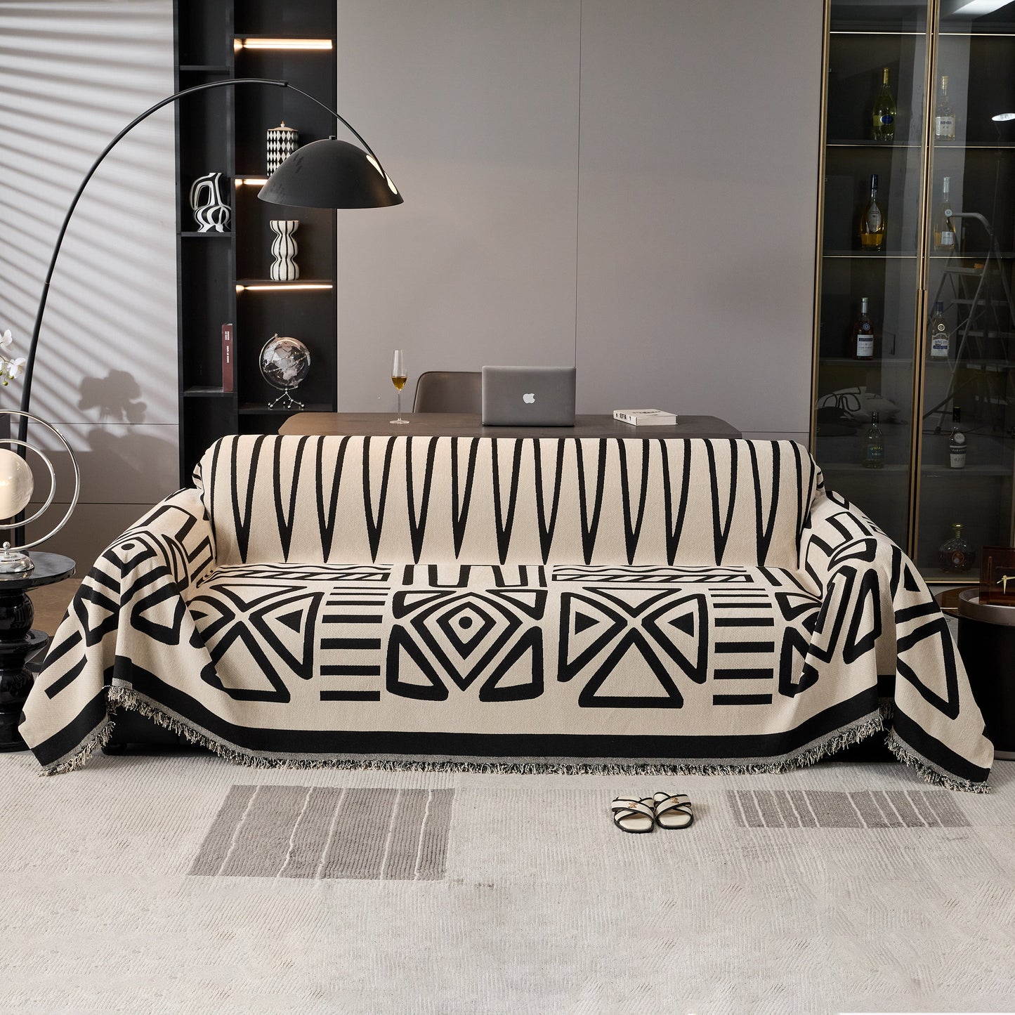 Boho Chenille Sofa Throw Covers Sectional Sofa Couch Cover Sofa Protector Covers