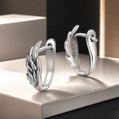 925 Sterling Silver Earrings with Oxidized Finish, 1.3x0.5cm for Women