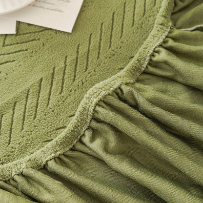 High Stretch Herringbone Textured Slipcover for Standard & L-Shaped Sectional Couches