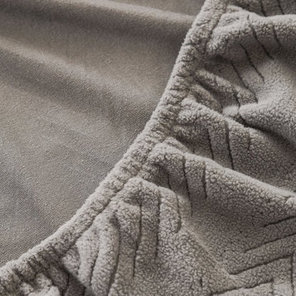High Stretch Herringbone Textured Slipcover for Standard & L-Shaped Sectional Couches