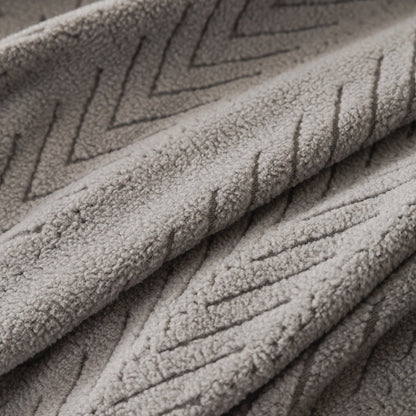 High Stretch Herringbone Textured Slipcover for Standard & L-Shaped Sectional Couches