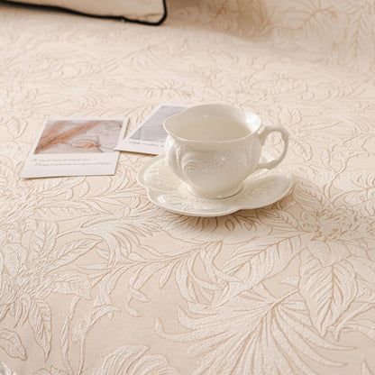 French Chic Style Ruffle Floral Cover Throws for Sofas, Decorative Couch Covers