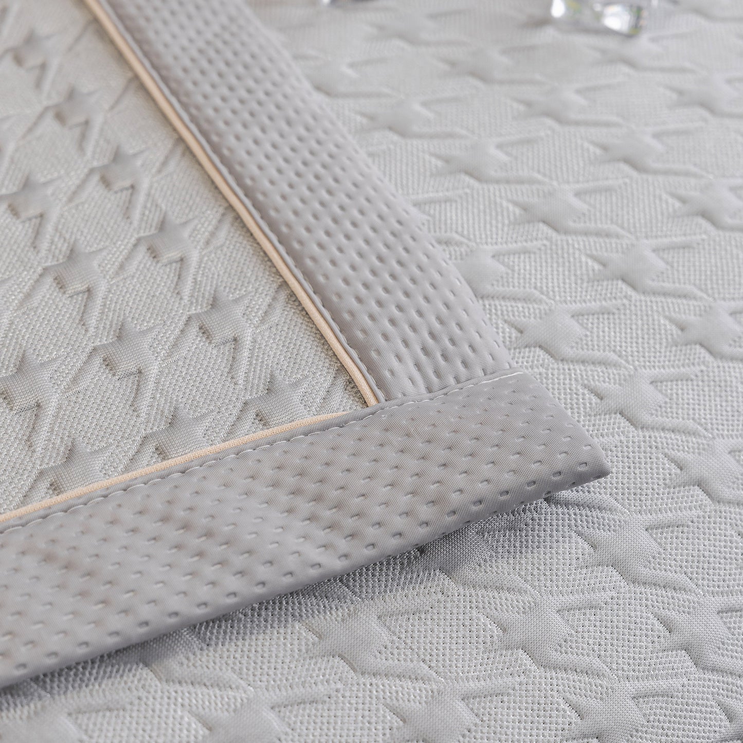 Houndstooth Ice Silk Breathable Sofa Cover, Modern Non-Slip Summer Couch Protector