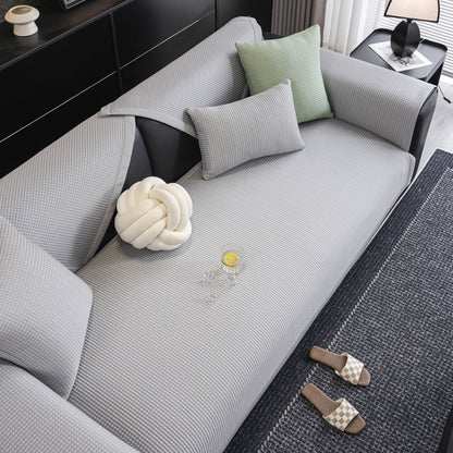 Non-Slip Cooling Breathable Couch Protector Towel, Lightweight Slipcover for Sofas