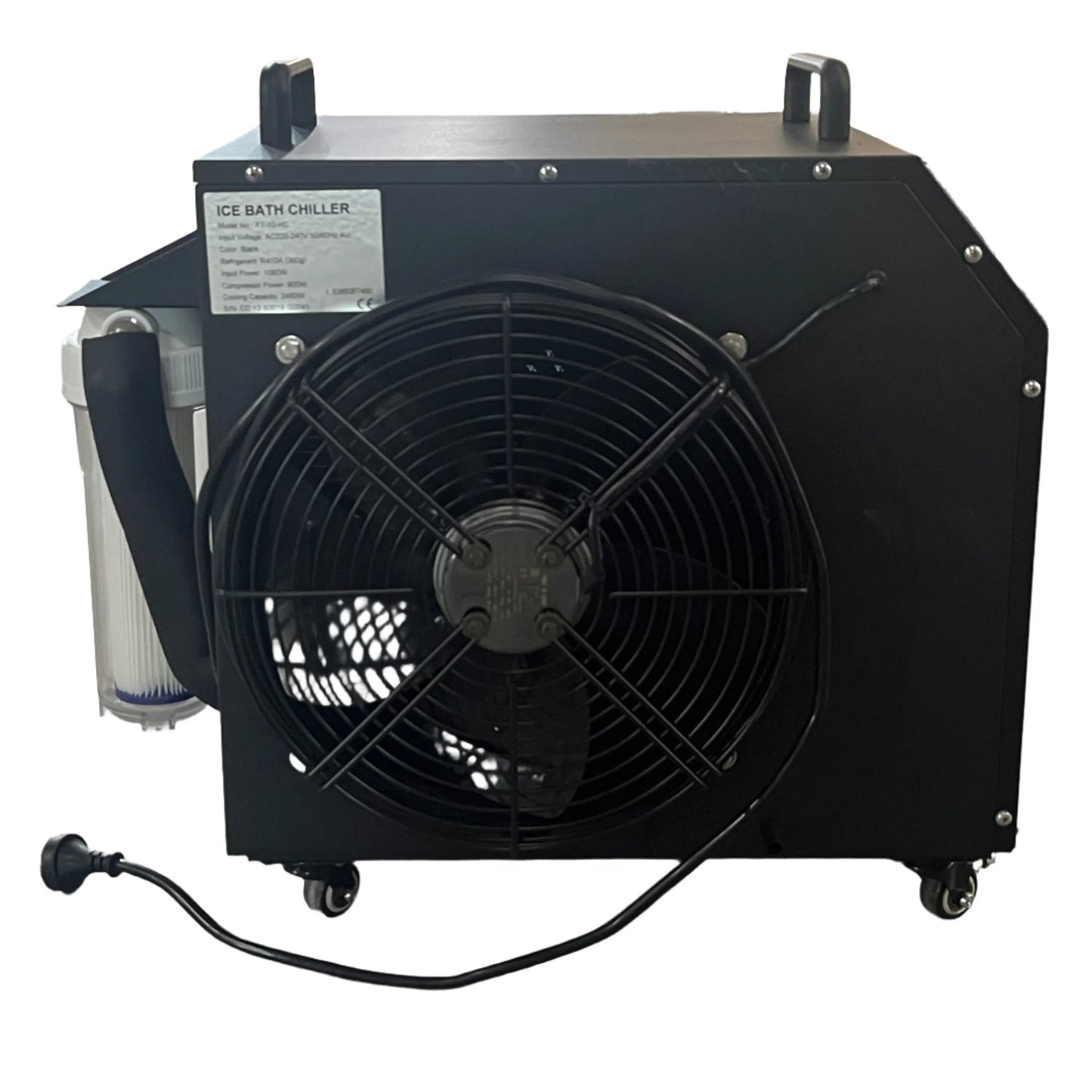 Durasage Ice Bath Chiller - 1 HP Water Chiller & Heater for Cold Plunge Tubs - Ozone Sanitation, Filtration System, 32-104 Degrees, 1150W Chiller and Heater