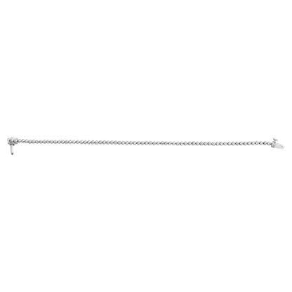 925 Sterling Silver 1.0 Cttw Diamond Tennis Bracelet