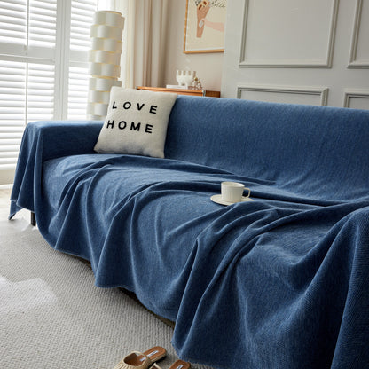 Herringbone Oversized Chenille Couch Throw Cover Sofa Slipcovers Couch Covers for Sectional Couches