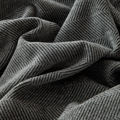 Herringbone Oversized Chenille Couch Throw Cover Sofa Slipcovers Couch Covers for Sectional Couches