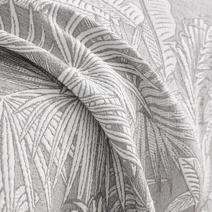 Tropical Botanical Leaf Texture Furniture Protector Blanket Soft Breathable Sofa Cover