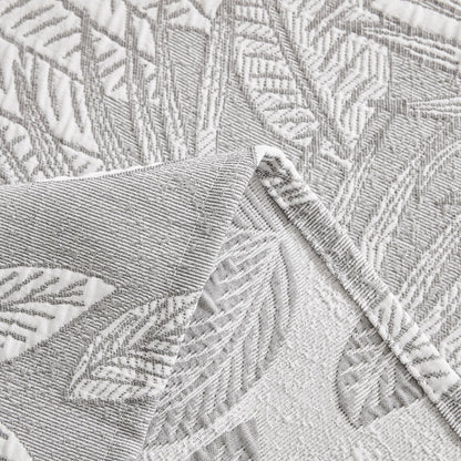 Tropical Botanical Leaf Texture Furniture Protector Blanket Soft Breathable Sofa Cover