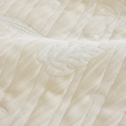 Soft Breathable Sofa Cover Blanket,Botanical Embossed Furniture Protector Throw Cover