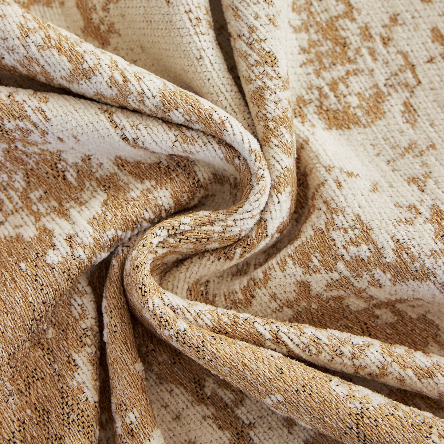 Soft Chenille Sofa Cover, Textured Abstract Couch Protector Cover with Vintage Pattern