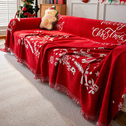 Cozy Chenille Couch Cover Blanket, Non Slip Sofa Cover, Furniture Covers for Pets