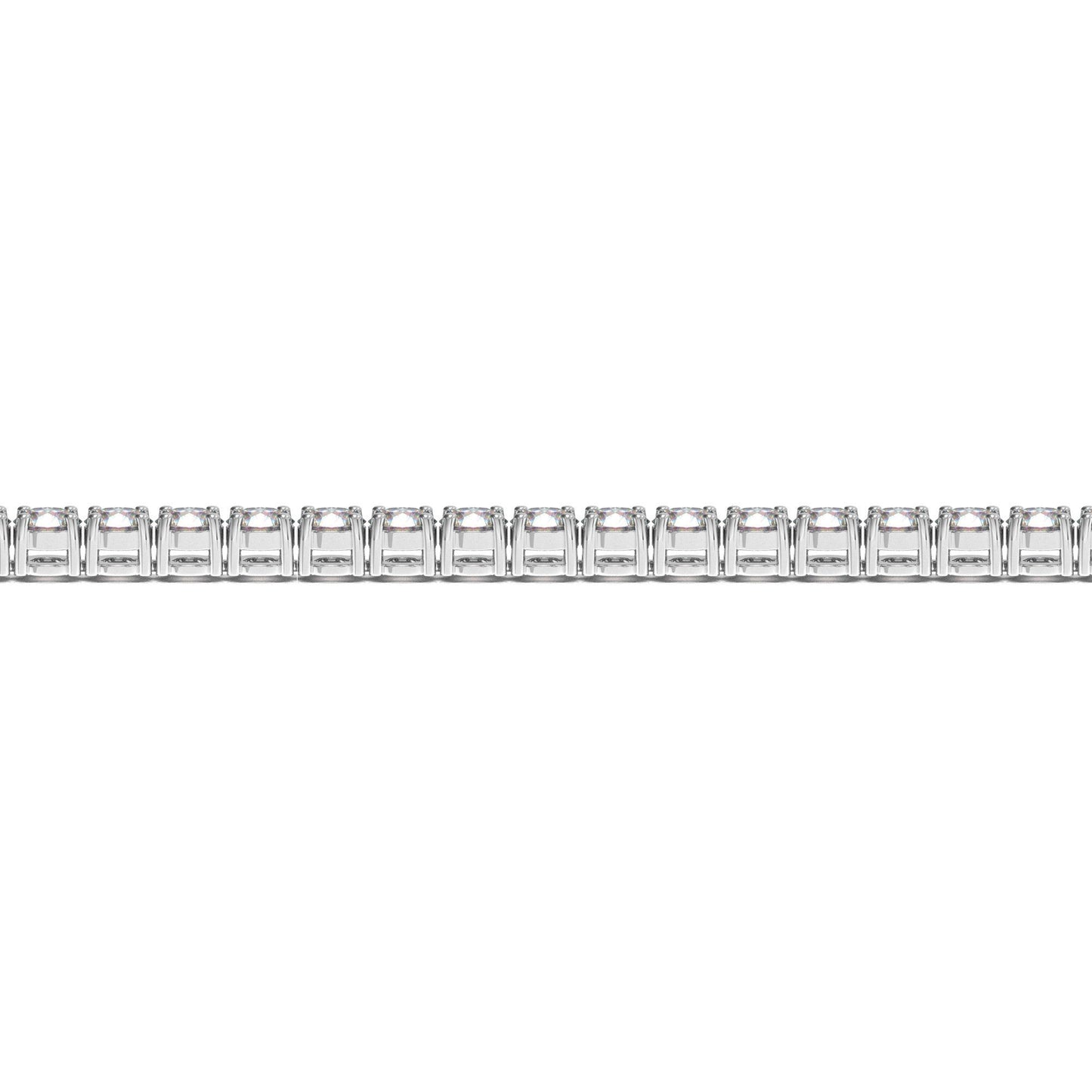 Lab Grown Round Diamond Tennis Bracelet in 14k White Gold (10 cctw F/G  VS2/SI1)