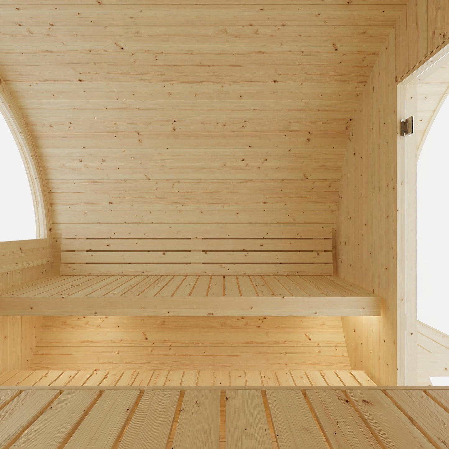 Helsinki Finnish Barrel Sauna with Terrace and WiFi Heater - Finnish Sauna Builders