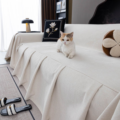Water Repellent Couch Cover, Non Slip Furniture Protector for Leather & Fabric Sofa