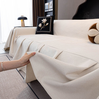 Water Repellent Couch Cover, Non Slip Furniture Protector for Leather & Fabric Sofa