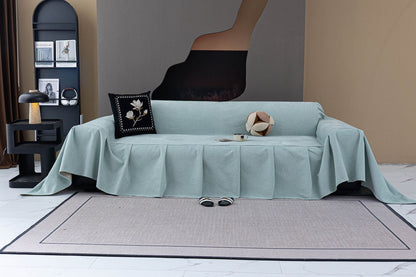 Water Repellent Couch Cover, Non Slip Furniture Protector for Leather & Fabric Sofa